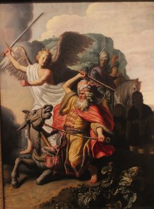 Balaam and the Ass by Rembrandt