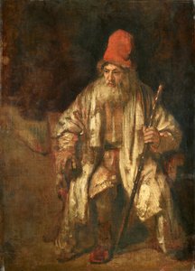 Old Man with a Red Cap by Rembrandt