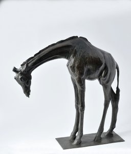 Large Giraffe with Lowered Head, modeled 1909-10, cast before 1913