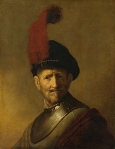 Portrait of a Man by Rembrandt Harmensz. van Rijn (after)