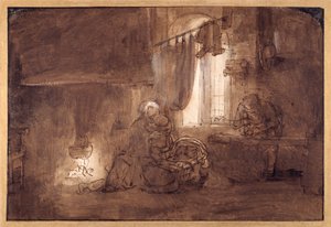 The Holy Family in the Carpenter
