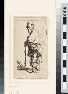 Beggar leaning on a stick, c.1630
