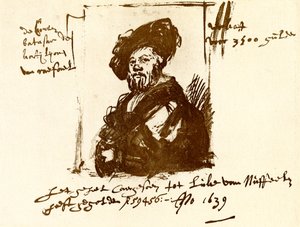 Count Balthasar Castiglione by Rembrandt van Rijn