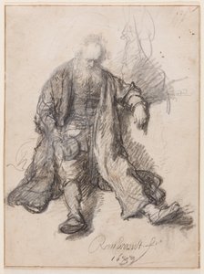 Old Man Seated by Rembrandt Harmensz. van Rijn