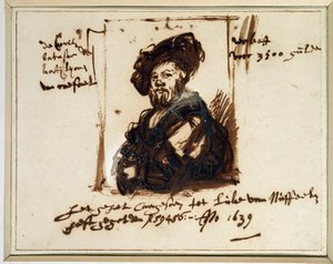 Portrait of Baldassare Castiglione by Rembrandt van Rijn
