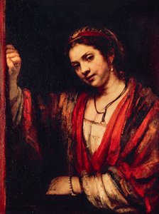 Portrait of Hendrickje Stoffels by Rembrandt Harmensz. van Rijn