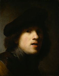 Self-Portrait, c.1629 by Rembrandt Harmensz. van Rijn