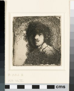Self-portrait Bare-headed: Bust, c.1629 by Rembrandt van Rijn