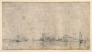 The Amstel at the Omval, c.1650-53 by Rembrandt Harmensz. van Rijn