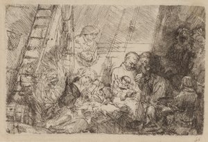 The Circumcision in the Stable by Rembrandt van Rijn