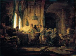The Parable of the Labourers in the Vineyard - 1637 by Rembrandt van Rijn