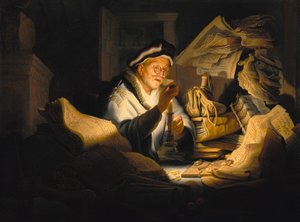 The Parable of the Rich Fool by Rembrandt Harmensz. van Rijn