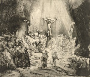 The Three Crosses by Rembrandt van Rijn
