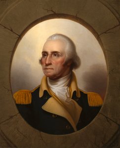 George Washington Porthole Type, c. 1853 by Rembrandt Peale
