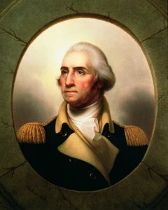 Porthole Portrait of George Washington by Rembrandt Peale