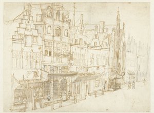 View of a Row of Houses in a City
