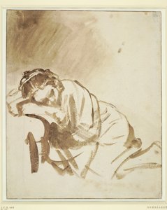 A Young Woman Sleeping Hendrickje Stoffels
