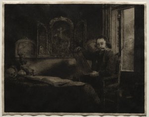 Abraham Francen, Apothecary by Rembrandt van Rijn