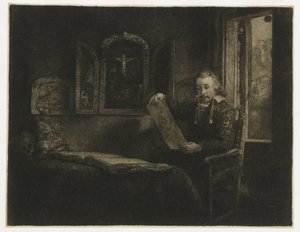 Abraham Francen, Apothecary by Rembrandt van Rijn