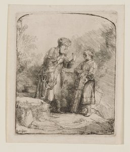 Abraham and Isaac by Rembrandt van Rijn