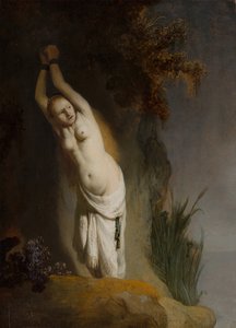 Andromeda Chained to the Rocks by Rembrandt van Rijn