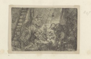 Circumcision in the Stable (Recueil de quatre-vingt-cinq estampes originales)
