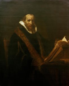 Portrait of Johannes Cornelisz. Sylvius (?) by Rembrandt van Rijn