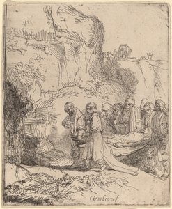 Christ Carried to the Tomb by Rembrandt van Rijn