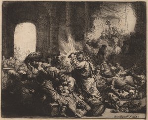 Christ Driving the Money Changers from the Temple