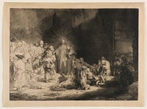 Christ Preaching (The Hundred Guilder Print)