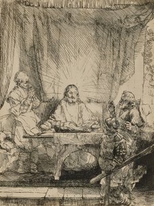 Christ at Emmaus by Rembrandt van Rijn