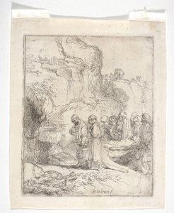 Christ Carried to the Tomb by Rembrandt van Rijn