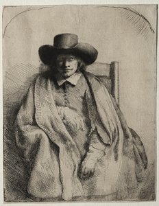 Clement de Jonghe, Printseller by Rembrandt van Rijn
