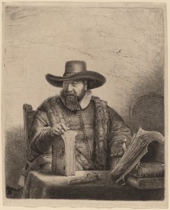 Cornelis Claesz Anslo by Rembrandt van Rijn