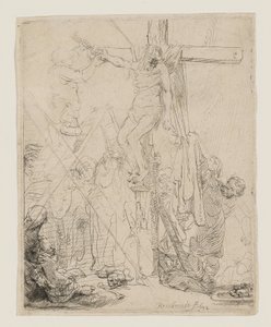 Descent from the Cross, a Sketch by Rembrandt van Rijn