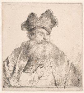 Old Man with Fur Hat
