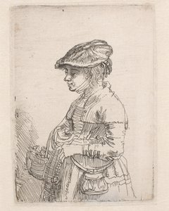 Girl with a Basket by Rembrandt van Rijn