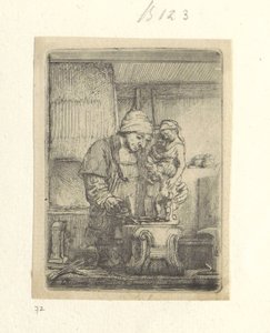 Goldsmith (Recueil de quatre-vingt-cinq estampes originales) by Rembrandt van Rijn