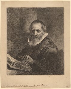Jan Cornelisz. Sylvius by Rembrandt van Rijn