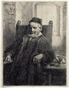 Jan Lutma, Goldsmith by Rembrandt van Rijn