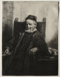 Jan Lutma, Goldsmith by Rembrandt van Rijn