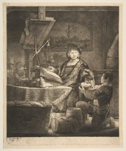 Jan Uytenbogaert The Gold Weigher by Rembrandt van Rijn