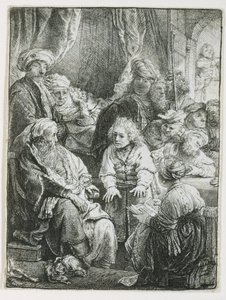 Joseph Telling His Dreams by Rembrandt van Rijn