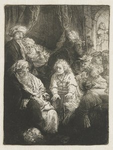 Joseph Telling His Dreams by Rembrandt van Rijn