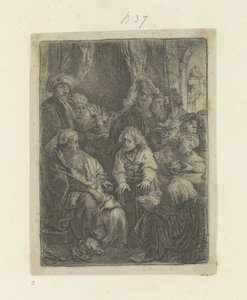 Joseph Tells His Dreams by Rembrandt van Rijn
