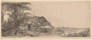 Landscape with a Cottage and a Large Tree