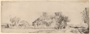 Landscape with a Road beside a Canal