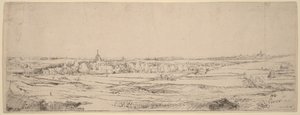 Landscape with a View Toward Haarlem (The Goldweigher