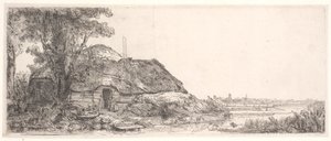 Landscape with a Cottage and a Large Tree
