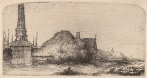 Landscape with an Obelisk, c. 1650